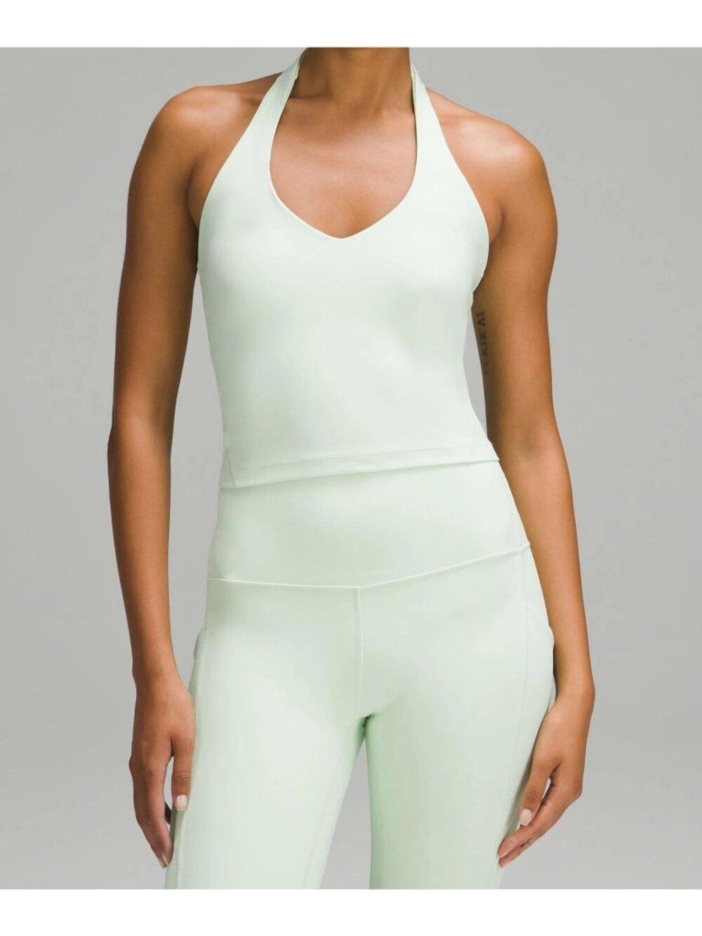 Lululemon Align Halter Tank Top Sz 4 Kohlrabi Green
